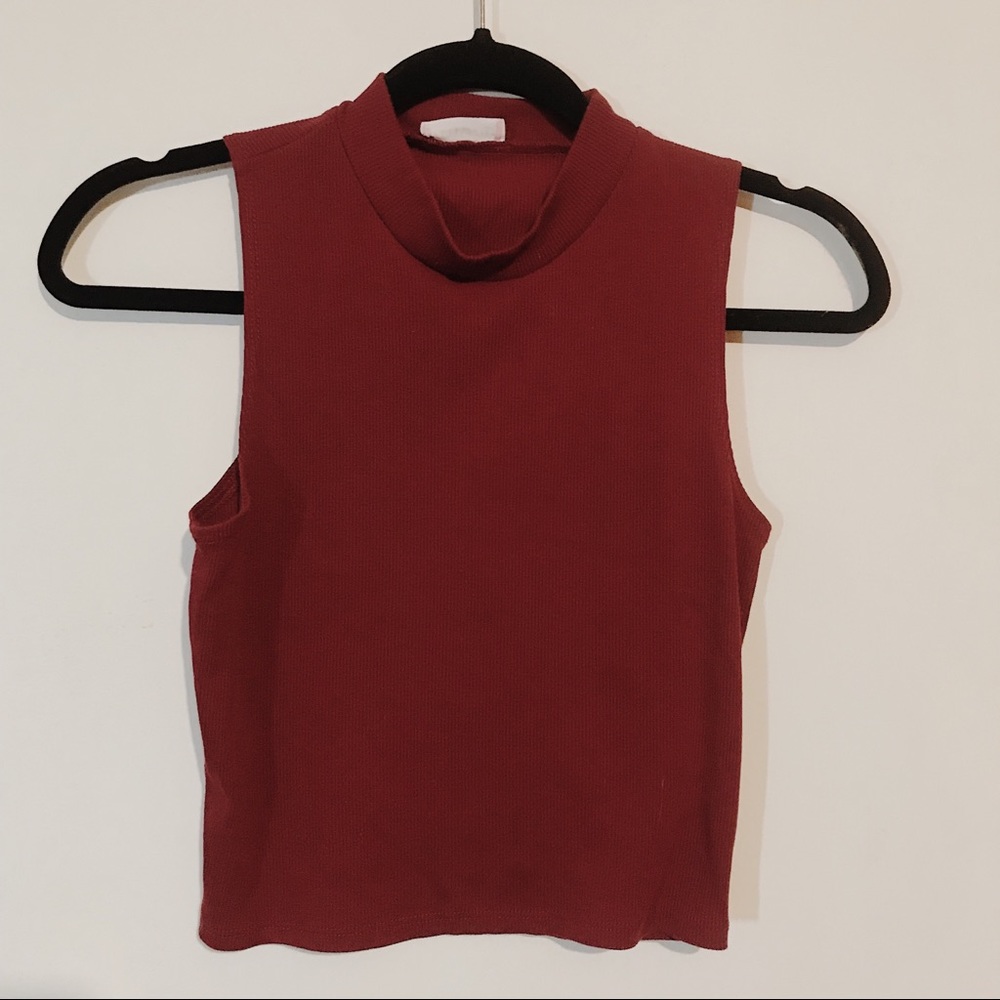 Tillys Full Tilt ribbed mock neck top